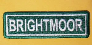 BRIGHTMOOR Detroit Street Sign RC MC Bicycle Embroidered Patch * approx. 1.25 x - Picture 1 of 2