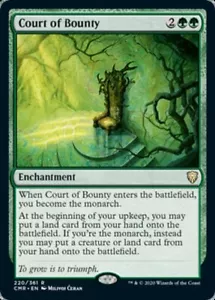 Court of Bounty x1 1x FOIL Commander Legends casi nuevo como nuevo Magic The Gathering - Imagen 1 de 1