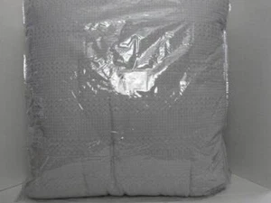 Pottery Barn Honeycomb Cotton Comforter, Full Queen Gray Mist New - Picture 1 of 5