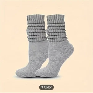 Slouch Knee High Boot Socks Women Scrunch Thick Christmas Stocking Stuffer Gift - Picture 1 of 1