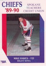 1989-90 Spokane Chiefs #10 Mike Hawes