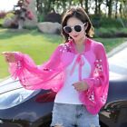 Embroidered Chiffon Scarf Uv Protection Sunscreen Shawl  Outdoor