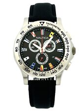 Nautica NST 600  Black Dial Multifunction Chronograph FLAGS Watch A19595G