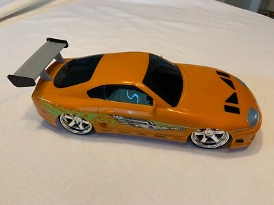 Fast & Furious Orange 1:16 Brian's 1995 Toyota Supra R/C Toy Car USB Jada Toys - Image 1 of 4