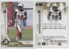 2018 Upper Deck CFL Gold /50 Dominique Rhymes #45