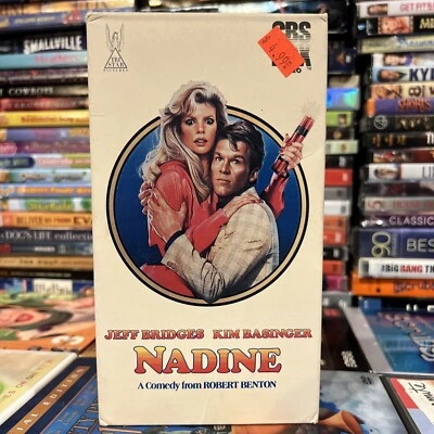 Nadine 1987 VHS Tested Jeff Bridges Kim Basinger Obscure 80's Romantic Comedy - Image 1 of 4
