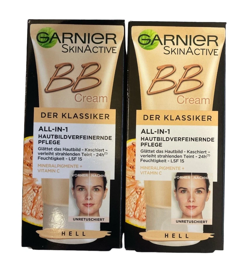 2 x Garnier BB Cream All-In-1 Hell Der Klassiker (2x50 ml) - Bild 1 von 1