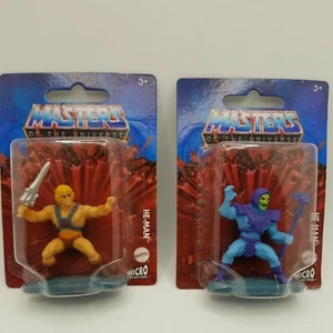Lote de 2 Micro Colección Masters of the Universe He-Man & Skeletor Mattel  - Imagen 1 de 10