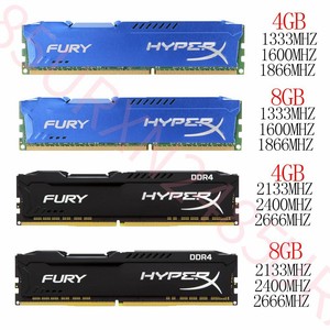32GB 16GB 8GB 4GB DDR3 1333 1600 1866 DDR4 2133 2400Mhz For HyperX FURY Lot 777