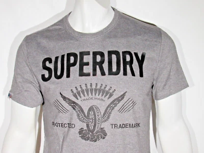 Supedry men's T-Shirt size large slim fit gray - Image 1 of 4