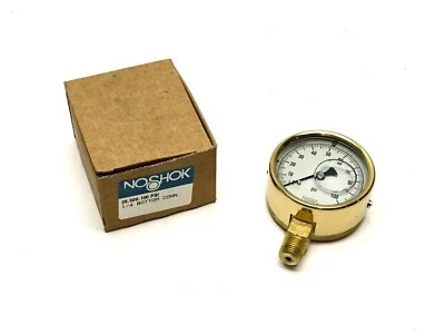 Noshok 25.300.100 PSI Pressure Gauge 1/4" NPT Connector - Image 1 of 4