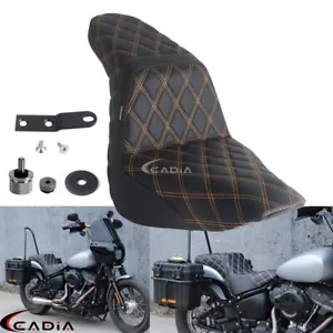 Asiento 2-up estilo club para Harley Low Rider ST FXLR FXLR FLSB 2018-2024 - Imagen 1 de 10