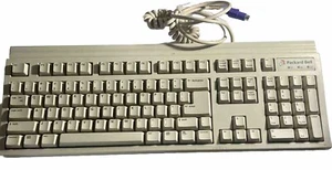 Vintage Packard Bell Model 5131C Big Enter Key Keyboard PS/2 Retro Mechanical - Picture 1 of 8