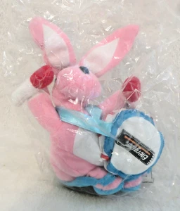 ENERGIZER BUNNY Batterie Plüsch Sitzsack 6 Zoll Pink 1997 Vintage Neu aus altem Lagerbestand versiegelt - Bild 1 von 6