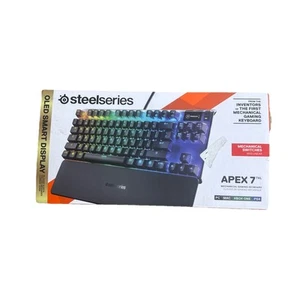 SteelSeries Apex 7 TKL Compact Mechanical Gaming Keyboard RGB (Red Switches) - Picture 1 of 3