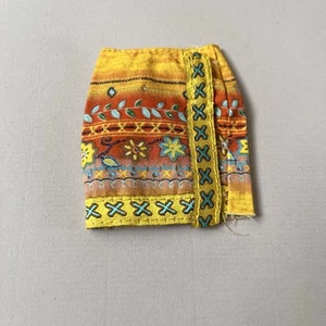 Barbie Doll Yellow Print Skirt - Picture 1 of 4