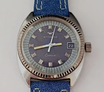 Reloj Hombre Wittnauer Vintage Bisel Acanalado Cuerda Manual Foto 1 de 4