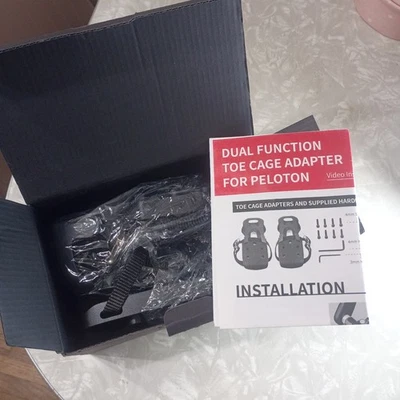 Adaptador de gaiola de biqueira dupla função para Peloton sem necessidade de sapatos de ciclismo - Imagem 1 de 4