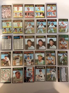1971 Topps Baseball Lot (29 Total/22 Different) HOFers, Rookies and Stars - Picture 1 of 14