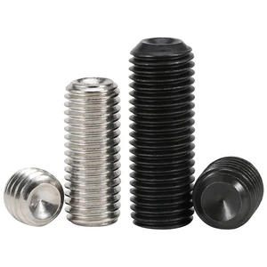 M1.6 - M24 Black/Nickle Palted Grub Screws Cap Point Hexagon Allen Key Socket - Picture 1 of 205