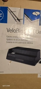 "NEW" GBC VeloBind V100e Electric Binding Machine, 1775070 - Picture 1 of 8