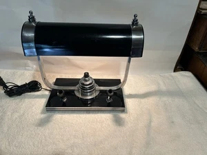 Vtg Art Deco Markel Machine Age Deco Desk Lamp - Picture 1 of 10