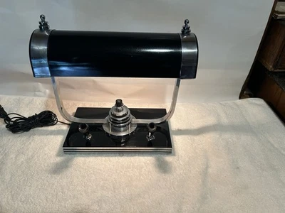 Vtg Art Deco Markel Machine Age Deco Desk Lamp - Image 1 of 4