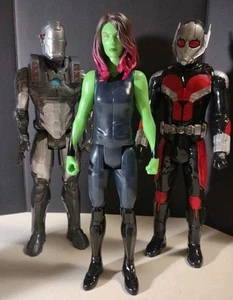 Marvel MCU Titan Heros Action Figures 11 Inches  Ant-Man, War Machine & Gamora - Picture 1 of 16