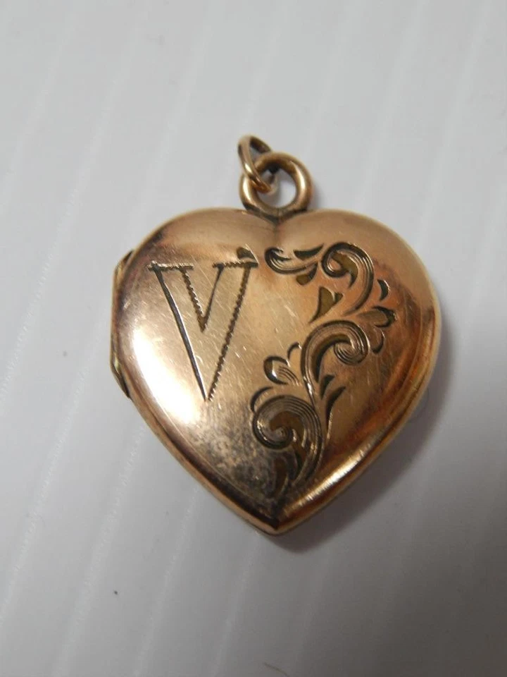 MEDALLÓN ANTIGUO VINTAGE VICTORIANO V FOR VICTORIAN LLENO DE ORO - ¡BUEN REGALO! Foto 1 de 4