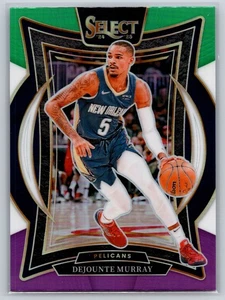 2024-25 Panini Select #13 Dejounte Murray Green White Purple Prizm - Picture 1 of 2
