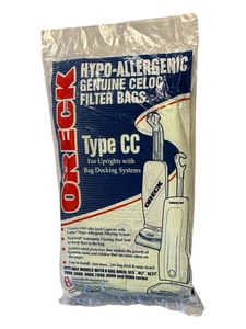 8 Oreck Staubsaugerbeutel für Typ CC Bodenstaubsauger mit Beutel Andocksysteme - Bild 1 von 5