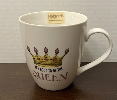 Caneca de café Pfaltzgraff "It's Good to be the Queen" 18 fl oz multicolorida - Imagem 1 de 4