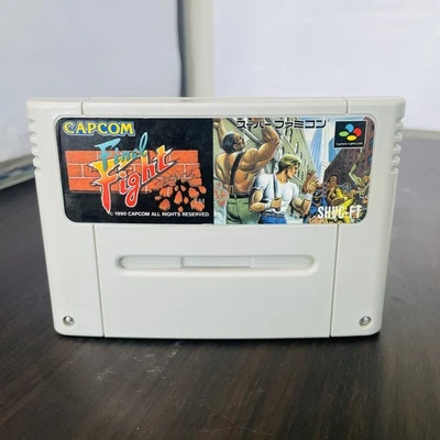 Final Fight Nintendo Super Famicom Capcom 1990 SHVC-FT Japanese Version Retro - Image 1 of 4