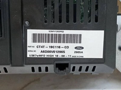 Used Front Center Infotainment Display fits: 2012 Ford Edge Front center dash mo Foto 1 de 4