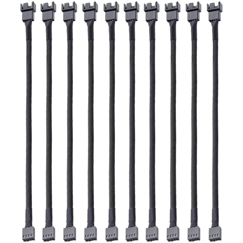 PWM Lüfterkabel, Lüfterverlängerung, 4pol Stecker-Buchse für PC - Bild 1 von 1