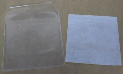 50 Double Sided Ameri Copy Blu Ray CPP Clear Sleeves W/2 Disc Woven