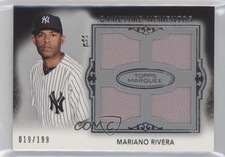 2011 Topps Marquee Gametime Mementos Quad Relics /199 Mariano Rivera HOF