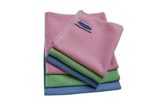 Aqua Clean Microfaser Tücher 6 Stück 2 verschiedene Größen Allzwecktücher Tuch - Bild 1 von 3