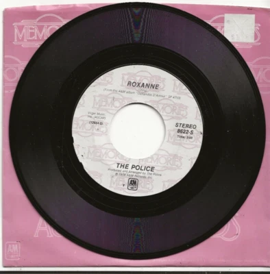 THE POLICE ROXANNE/CAN'T STAND LOSING YOU RARE USA REISSUE 7 INCH SINGLE, MINT - Image 1 of 2