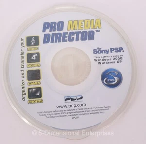 PRO MEDIA DIRECTOR for Sony PSP DISC ONLY Windows 2000 / XP - Picture 1 of 2