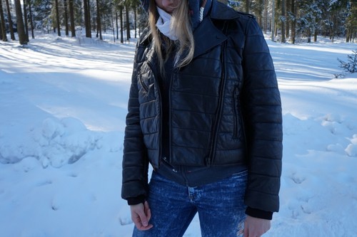 ALEXANDER WANG H&M GIACCA WANG ALEXANDER PELLE BIKER MOTO US8 8 EUR38 38 UK12 12 DIFETTI VENDITA