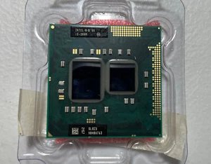 Intel Core CPU i3-380M Dual-Core 2.5GHz/3M SLBZX Socket G1 Laptop Processor - Picture 1 of 2