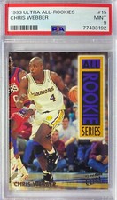 1993 Ultra All-Rookies #15 Chris Webber RC Mint PSA 9