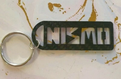 Nismo style Full Carbon Keychains / Keyrings - Nissan Micra / Laurel / Cefiro  - Image 1 of 3