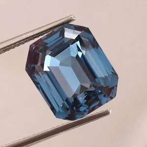 Piedra preciosa suelta corte radiante azul indicolita natural AAA 13x11 mm - Imagen 1 de 4