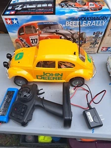 New Custom Build TAMIYA VW John Derre Bug Rally Off Road BUG Volkswagen - Picture 1 of 3