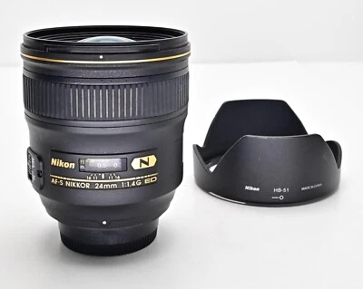 Nikon AF-S NIKKOR 24mm f/1.4G ED Lens - Image 1 of 4