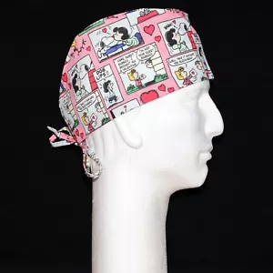 Peanuts Gang Snoopy Valentinstag Patch Motiv auf rosa Scheuermütze - Bild 1 von 1