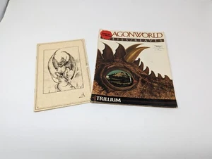 DRAGONWORLD COMMODORE 64 GAME Box w/ PAPERWORK BOOK SOFTWARE VTG VIDEO COMPUTER - Picture 1 of 2