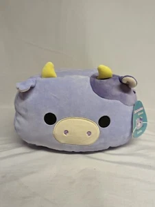 Squishmallows Impilabili Bubba La Mucca 12 Pollici Stack di Squishmallow - Foto 1 di 5